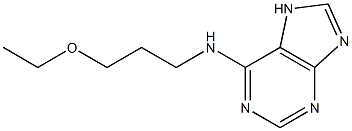 N-(3-ethoxypropyl)-7H-purin-6-amine