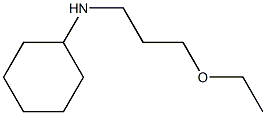 N-(3-ethoxypropyl)cyclohexanamine Struktur