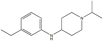 N-(3-ethylphenyl)-1-(propan-2-yl)piperidin-4-amine Structure