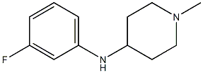 N-(3-fluorophenyl)-1-methylpiperidin-4-amine Struktur