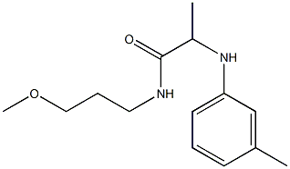  N-(3-methoxypropyl)-2-[(3-methylphenyl)amino]propanamide