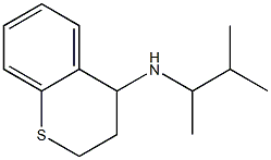 N-(3-methylbutan-2-yl)-3,4-dihydro-2H-1-benzothiopyran-4-amine,,结构式