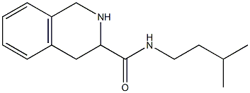 N-(3-methylbutyl)-1,2,3,4-tetrahydroisoquinoline-3-carboxamide