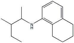 N-(3-methylpentan-2-yl)-5,6,7,8-tetrahydronaphthalen-1-amine,,结构式