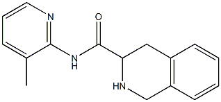 N-(3-methylpyridin-2-yl)-1,2,3,4-tetrahydroisoquinoline-3-carboxamide Structure