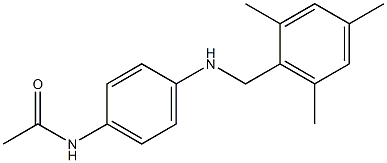 N-(4-{[(2,4,6-trimethylphenyl)methyl]amino}phenyl)acetamide