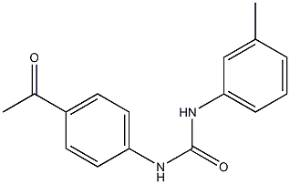 N-(4-acetylphenyl)-N'-(3-methylphenyl)urea