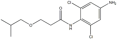 N-(4-amino-2,6-dichlorophenyl)-3-(2-methylpropoxy)propanamide
