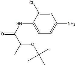 N-(4-amino-2-chlorophenyl)-2-(tert-butoxy)propanamide Struktur