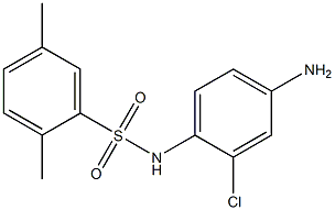 N-(4-amino-2-chlorophenyl)-2,5-dimethylbenzene-1-sulfonamide Structure