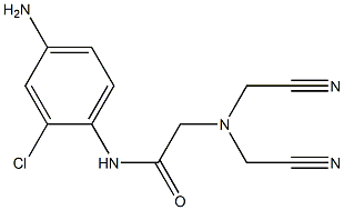 N-(4-amino-2-chlorophenyl)-2-[bis(cyanomethyl)amino]acetamide