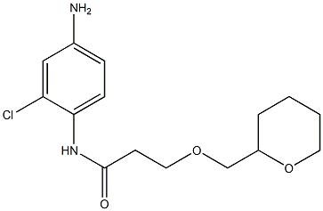 N-(4-amino-2-chlorophenyl)-3-(oxan-2-ylmethoxy)propanamide Struktur