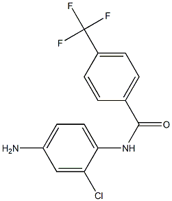 N-(4-amino-2-chlorophenyl)-4-(trifluoromethyl)benzamide Struktur