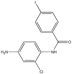 N-(4-amino-2-chlorophenyl)-4-iodobenzamide 结构式