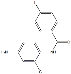 N-(4-amino-2-chlorophenyl)-4-iodobenzamide,,结构式