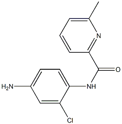 N-(4-amino-2-chlorophenyl)-6-methylpyridine-2-carboxamide 结构式