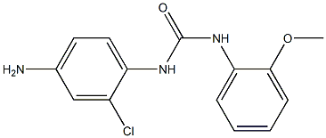 N-(4-amino-2-chlorophenyl)-N'-(2-methoxyphenyl)urea 结构式