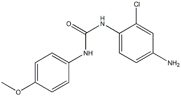 N-(4-amino-2-chlorophenyl)-N'-(4-methoxyphenyl)urea Struktur