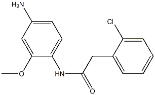 N-(4-amino-2-methoxyphenyl)-2-(2-chlorophenyl)acetamide Structure