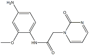 N-(4-amino-2-methoxyphenyl)-2-(2-oxopyrimidin-1(2H)-yl)acetamide Structure