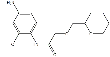 N-(4-amino-2-methoxyphenyl)-2-(oxan-2-ylmethoxy)acetamide Structure