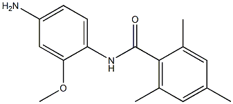 N-(4-amino-2-methoxyphenyl)-2,4,6-trimethylbenzamide 化学構造式