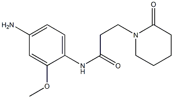 N-(4-amino-2-methoxyphenyl)-3-(2-oxopiperidin-1-yl)propanamide Structure