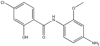 N-(4-amino-2-methoxyphenyl)-4-chloro-2-hydroxybenzamide Struktur