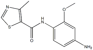 N-(4-amino-2-methoxyphenyl)-4-methyl-1,3-thiazole-5-carboxamide