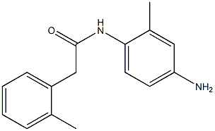 N-(4-amino-2-methylphenyl)-2-(2-methylphenyl)acetamide Struktur