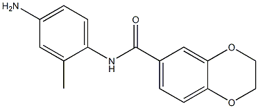 N-(4-amino-2-methylphenyl)-2,3-dihydro-1,4-benzodioxine-6-carboxamide Structure