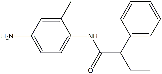 N-(4-amino-2-methylphenyl)-2-phenylbutanamide 化学構造式