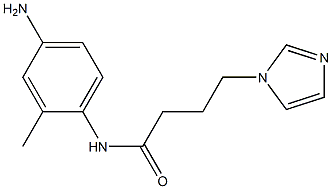 N-(4-amino-2-methylphenyl)-4-(1H-imidazol-1-yl)butanamide Struktur