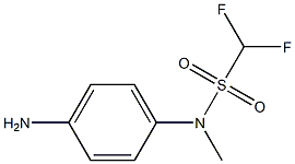 N-(4-aminophenyl)-1,1-difluoro-N-methylmethanesulfonamide Structure