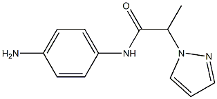 N-(4-aminophenyl)-2-(1H-pyrazol-1-yl)propanamide Structure