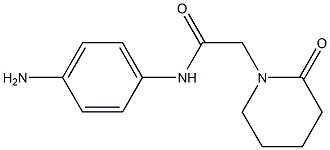 N-(4-aminophenyl)-2-(2-oxopiperidin-1-yl)acetamide Struktur