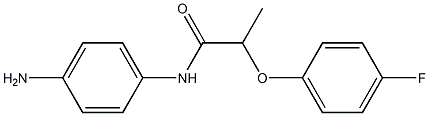 N-(4-aminophenyl)-2-(4-fluorophenoxy)propanamide,,结构式