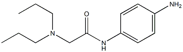 N-(4-aminophenyl)-2-(dipropylamino)acetamide Structure