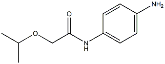 N-(4-aminophenyl)-2-(propan-2-yloxy)acetamide,,结构式