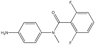 N-(4-aminophenyl)-2,6-difluoro-N-methylbenzamide Struktur