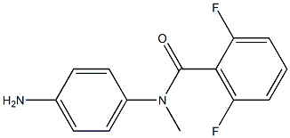 N-(4-aminophenyl)-2,6-difluoro-N-methylbenzamide,,结构式