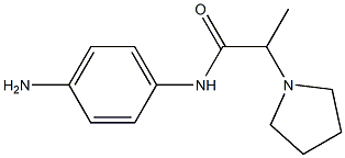 N-(4-aminophenyl)-2-pyrrolidin-1-ylpropanamide|