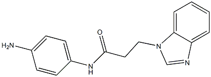 N-(4-aminophenyl)-3-(1H-benzimidazol-1-yl)propanamide