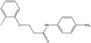 N-(4-aminophenyl)-3-(2-methylphenoxy)propanamide Struktur