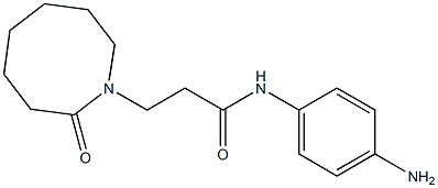 N-(4-aminophenyl)-3-(2-oxoazocan-1-yl)propanamide Struktur