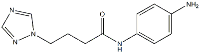 N-(4-aminophenyl)-4-(1H-1,2,4-triazol-1-yl)butanamide 化学構造式