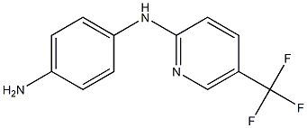 N-(4-aminophenyl)-N-[5-(trifluoromethyl)pyridin-2-yl]amine Structure