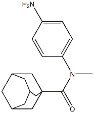 N-(4-aminophenyl)-N-methyladamantane-1-carboxamide Structure