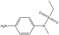 N-(4-aminophenyl)-N-methylethane-1-sulfonamide,,结构式