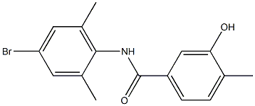 N-(4-bromo-2,6-dimethylphenyl)-3-hydroxy-4-methylbenzamide